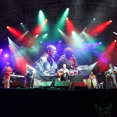 WITH LITTLE FEAT AT CROPREDY 2010 (PHOTO KIRSTIE HANDLEY)