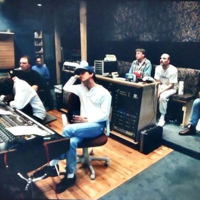 LARRY ALEXANDER AT THE MIXING DESK DREAMLAND